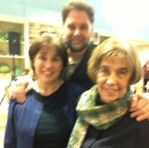 Dr. Bill Thomas visits with  my mom and me.