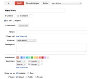Editing is easy and you can color-code events.