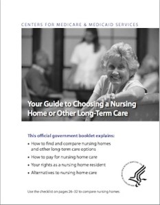 Medicare publishes this document to assist people in checking the details and quality of care at any long term care community.